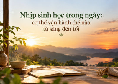 Nhịp sinh học trong ngày: cơ thể vận hành thế nào từ sáng đến tối