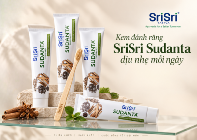 Kem đánh răng thảo mộc SriSri dùng dịu nhẹ mỗi ngày