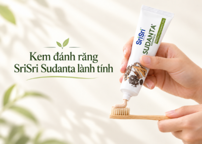 Kem đánh răng Ayurveda SriSri Sudanta lành tính dịu nhẹ