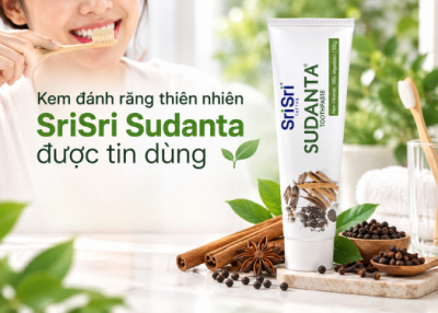 Kem đánh răng thiên nhiên SriSri Sudanta được tin dùng