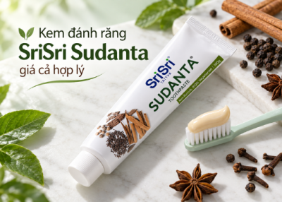 Kem đánh răng thảo mộc thuận tự nhiên SriSri giá cả hợp lý