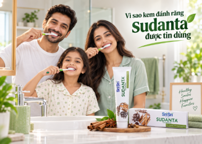Vì sao kem đánh răng SriSri Sudanta được tin dùng