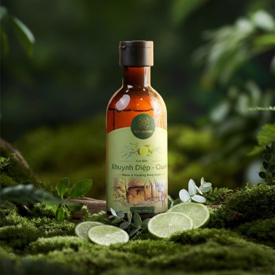 Sữa tắm thảo mộc Khuynh Diệp - Chanh Mộc Hương dịu mẫn đỏ & khử mùi cơ thể 250g